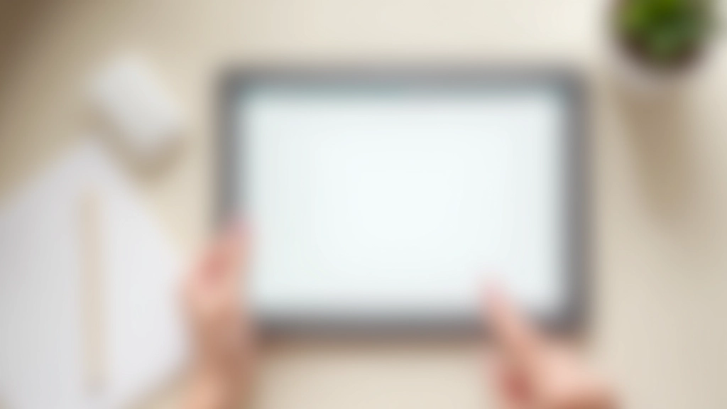 Tablet showing flexible layout design for various screen sizes